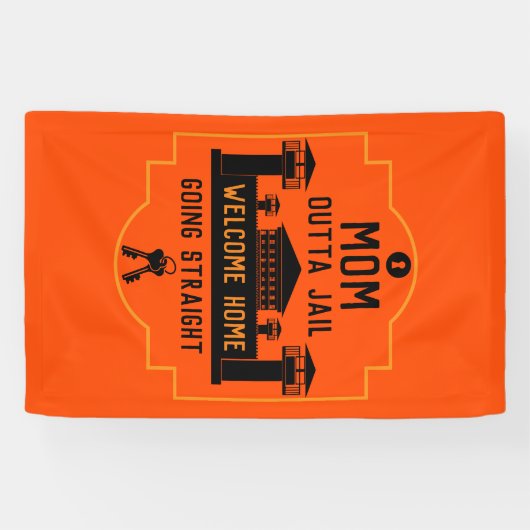 刑務所釈放のギフトを外す 横断幕 (横)