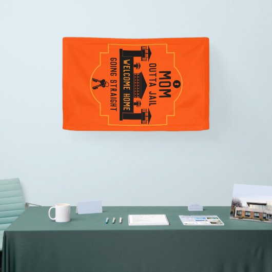 刑務所釈放のギフトを外す 横断幕 (トレードショー)