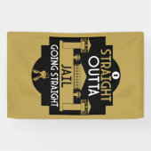 刑務所釈放のギフトを外す 横断幕 (横)