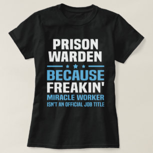 刑務所長 Tシャツ