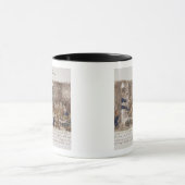 刑務所1858年(着色された版木、銅版、版画) マグカップ (中央)