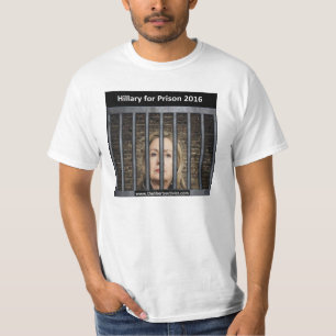 刑務所2016年のためのヒラリー Tシャツ