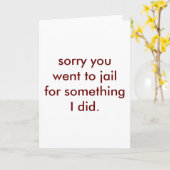 刑務所 カード (黄色い花)