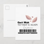 刑務所 ラブカード 遠距離訪問 ポストカード (正面/裏面)