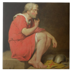 刑務所、1のノルマンディーのロバート(c.1054-1134)公爵 タイル