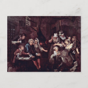 刑務所The Prison " By Hogarth William (最高のQuality) ポストカード
