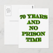 刑期なし七十 ポストカード (正面/裏面)