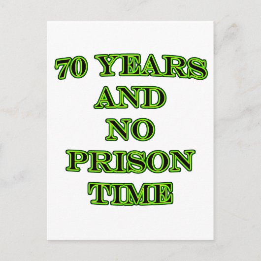 刑期なし七十 ポストカード (正面)