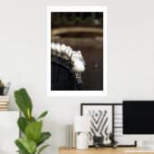 列に並んだカモメ ポスター (ホームオフィス)