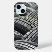 列に並んだ新しいタイヤ Case-Mate iPhoneケース (裏面)