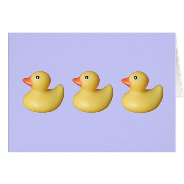 列のアヒル (正面横)