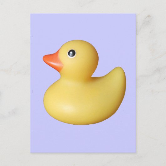 列のアヒル ポストカード (正面)