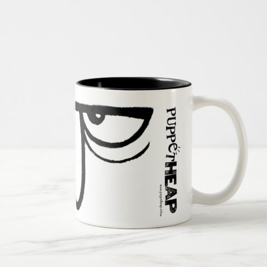 列のチャックのマグを出て下さい ツートーンマグカップ (右)