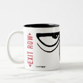 列のチャックのマグを出て下さい ツートーンマグカップ (左)