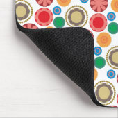 列のフラワーパワー002 マウスパッド (コーナー)