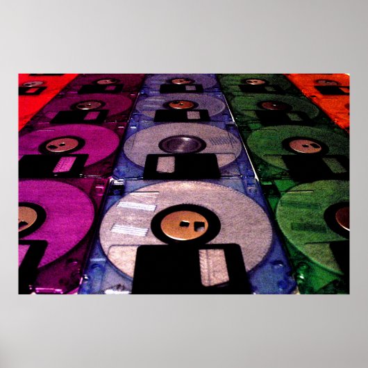 列のフロッピー ポスター (正面)