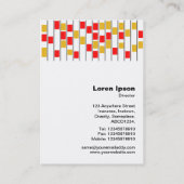 列の団体や組織 名刺 (裏面)