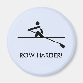 列の硬い行やる気を起こさせる手 マグネット (正面)