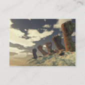 列のoの握りこぶし 名刺 (裏面)