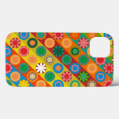 列をなすフラワーパワー Case-Mate iPhoneケース (裏面 (横))