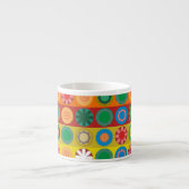 列咲きの花 エスプレッソカップ (正面)