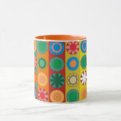 列咲きの花 マグカップ (中央)