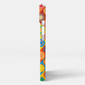 列咲きの花 iPhoneケース (左側面)