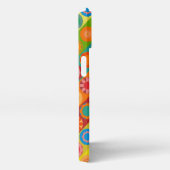 列咲きの花 iPhoneケース (右側面)