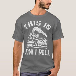 列車おもしろい車車線見ギフト6 Tシャツ