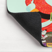 列車が付いているサンタ マウスパッド (コーナー)