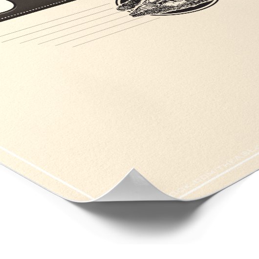 列車が消えてしまった。ASL教室ポスター。 ポスター (角)