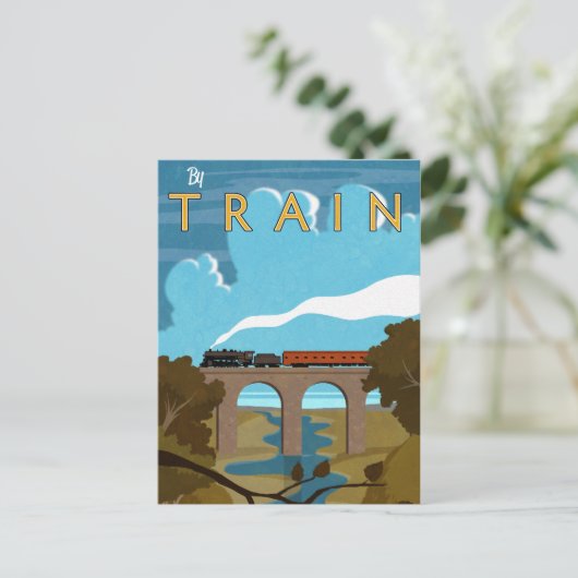 列車で ポストカード (スタンド正面)