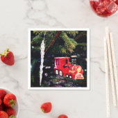 列車と氷の スタンダードカクテルナプキン (インサイチュ)