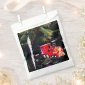 列車と氷柱 フェイバーバッグ (クリップ留めされた状態)