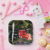 列車と氷柱 ペーパープレート (パーティー)