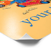 列車と車 フォトプリント            (角)