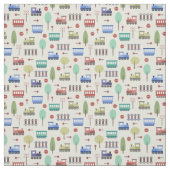 列車と鉄道  ファブリック (見本)