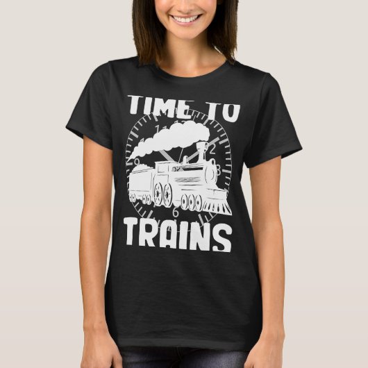 列車に乗る時間 Tシャツ (正面)