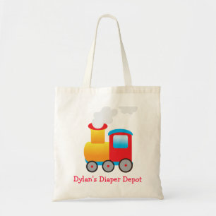 列車のおむつのバッグ トートバッグ