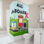 列車のすべて シャワーカーテン (インサイチュ)