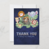 列車のエンジンありがとう サンキューカード (正面)