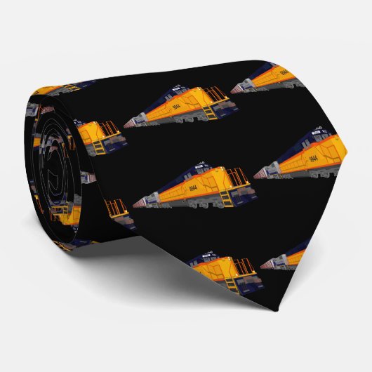 列車のエンジン:クラシックの配色:カスタムネクタイ ネクタイ (ロール)