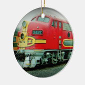 列車のオーナメント セラミックオーナメント (左)
