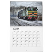 列車のカレンダー カレンダー (3月 2027)