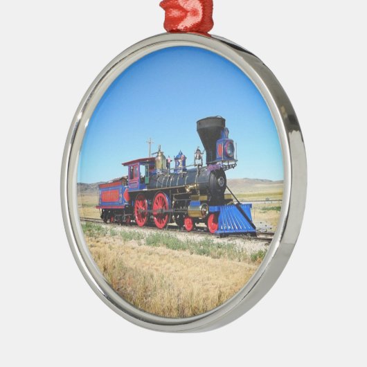 列車のクリスマスのオーナメント メタルオーナメント (左)