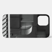 列車のグレースケール写真 Case-Mate iPhoneケース (裏面 (横))