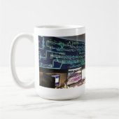 列車のコントローラーのマグ コーヒーマグカップ (左)