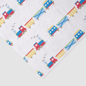 列車のティッシュペーパーの青 薄葉紙 (詳細)