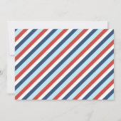 列車のバースデーパーティ招待状 招待状 (裏面)