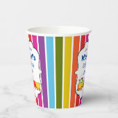 列車のパーソナライズされた誕生日 紙コップ (左)